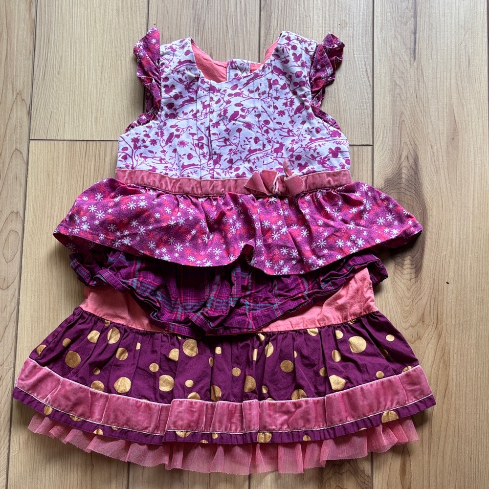 Matilda Jane Pink and Purple Floral Dress